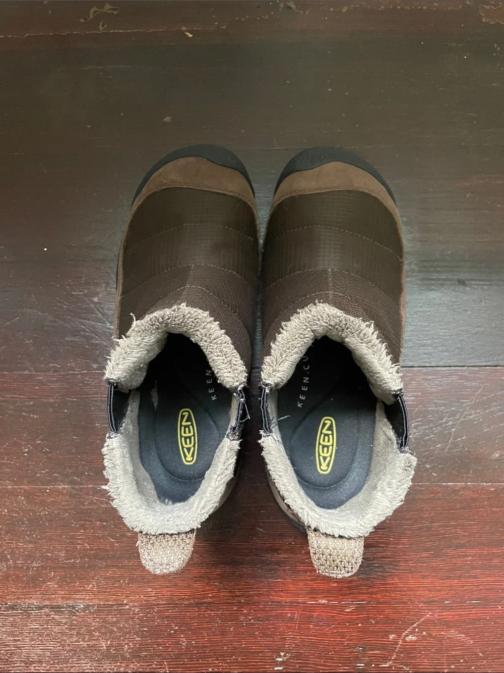 KEEN Footwear Brown Cozy Fleece-Lined Slip-On Boots